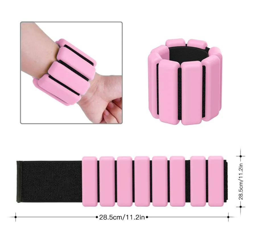 Pesas de Muñeca-Tobillo Ajustables 2LB