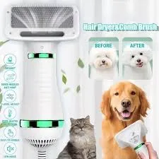 Cepillo secador eléctrico para mascotas 2 en 1 (peine + secador)